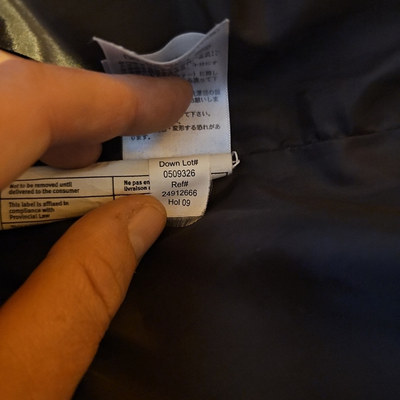 Eddie Bauer Puffer Jacket Womens Petite  Large Brown Long Down Nylon Parka - Picture 4 of 10